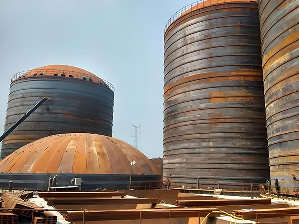 龙圩焦粉钢板仓